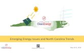 Emerging Energy Issues and North Carolina Trends€¦ · North Carolina Trends 0.00% 10.00% 20.00% 30.00% 40.00% 50.00% Nov 2008 Nov 2010 Nov 2012 Nov 2014 Nov 2015 Nov 2016 May 2018