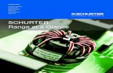 SCHURTER Range at a G lance · SCHURTER is a leading innovator, manufacturer and supplier of fuses, connectors, circuit breakers, switches, input systems and EMC products. Our focus