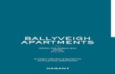 BALLYVEIGH APARTMENTS... · controlled radiators – Internal doors: Prefinished oak flush doors with chrome handles – Extensive electrical specification to include pre-wire for