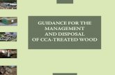 TWW - Guidance Management and Disposal€¦ · of the wood treating industry in Florida and with the US Environmental Protection Agency (EPA). On March 17, 2003, the EPA signed an