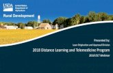 Loan Origination and Approval Division 2018 Distance ...2018 DLT Webinar Page 15 Distance Learning and Telemedicine (DLT) Program Eligible Purposes Categories of eligible grant purposes