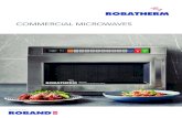 COMMERCIAL MICROWAVES - Arafura Catering Equipment · commercial operations Stackable up to 2 microwaves (excluding RM1129) Steel door and steel hinge construction Even cooking and