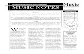 UNIONVILLE HIGH SCHOOL MUSIC DEPARTMENT MUSIC NOTES · Welcome Arts Unionville students. While the name has changed, our goal to strive for excellence in an arts focussed program