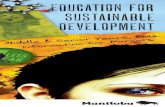 EDUCATION FOR SUSTAINABLE DEVELOPMENT · AINABLE DEVELOPMENT Middle & Senior Years This pamphlet lists the themes and concepts related to education for sustainable development (ESD)