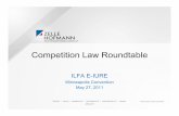 Competition Law Roundtable - WordPress.com · 2012. 1. 21. · Competition Law Roundtable . Introduction • Overview of the importance of private antitrust enforcement for international