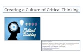 1 Day Creating a Culture of Critical Thinking NMEC Fall 2017 · 01/08/2017  · 9/7/17 1 Creating-a-Culture-of-Critical-Thinking-Linda&Laughlin Executive&Director:&Maine&Cohort&for&Customized&Learning