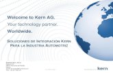 Welcome to Kern AG. - Madrid Cluster de Automoción...andres.fernandez@kernworld.com 21.10.2019 | Page 13 SOLUCIONES INTELIGENTES DE INSPECCIÓN Y CONTROL DE CALIDAD Visión 3D: Perfiladores