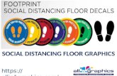 Social Distancing Floor Sticker Printing Company