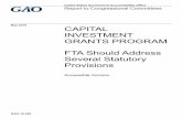 GAO-18-462, Accessible Version, CAPITAL INVESTMENT … · year 2019 budget proposal in February 2018. Page 2 GAO-18-462 Capital Investment Grants Program 3 Consequently, FTA recommended