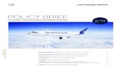 POLICY BRIEF - Politikbrief: Lufthansa Politikbrief · Cross-border collaboration: With a Schengen Area in the air, aircraft would have to fly fewer detours and flight plans would