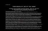 THURSDAY JULY 30, 2009 · 2 Braden, Deven IF 5-9 165 R/R SR Chico State Boise, ID 5 Brown, Dan OF 6-1 225 L/L SR New Mexico Highlands Chehalis, WA 3 Crooks, Aaron IF 5-8 155 R/R SR