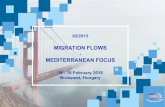 MIGRATION FLOWS MEDITERRANEAN FOCUS - CEPOL · 2020. 2. 11. · CEPOL - European Police College has amended its Annual Work Programme 2015 in order to include a migra-tion training