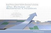 Kauffman Foundation Research Series: Firm Formation and ......of innovation and productivity. Perhaps most importantly, the rise in new business formation between 2010 and 2011 was