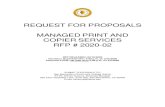 REQUEST FOR PROPOSALS MANAGED PRINT AND .../media/Files/SBCCD/District/Bid...REQUEST FOR PROPOSALS MANAGED PRINT AND COPIER SERVICES RFP # 2020-02 RFP RELEASED: 02/10/2020 TECHNICAL