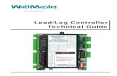 Lead/Lag Controller Technical Guide - AAON · The ﬁ rst application option is the Lead/Lag operation. With the Lead/ Lag application, you can conﬁ gure one “Lead” device and