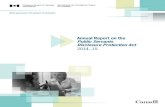 Annual Report on the Public Servants Disclosure Protection ... · annual report under the PSDPA, organizations are asked to count each allegation as a separate disclosure and report