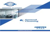 General Cleaning - Maintex Cleaning Academy...General Cleaning A properly cleaned facility positively impacts everyone who uses it including tenants, visitors and service providers.