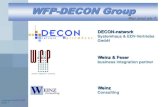 WFP-DECON Gruppe - Projekte im UIS Umfeldfiles.wfp.webnode.com/200000025-346f53568b/... · Google Search Appliance (GSA) • Anpassung an Datenbanken, Kataloge, Legacy Informationssysteme.
