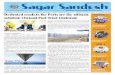 RNI No. TNENG/2012/41759 Dedicated roads to the Ports are the …porttoport.in/texteditor/samples/uploads/d8f79059a.pdf · 2019. 8. 21. · The potential industries include Petro