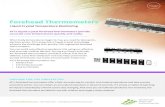 Liquid Crystal Temperature Monitoring · ATI’s liquid crystal forehead thermometers provide accurate core temperatures quickly and easily. When body temperatures begin to rise,