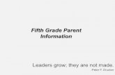 Fifth Grade Parent Information - Maxey Elementary · Examples: Fancy pens, colorful notepads, highlighters, unique erasers, etc. Think dollar store and dollar aisle at Target! FIFTH
