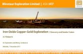 Minotaur Exploration Limited | ASX:MEPsaemc.com.au/archive/2017/17belperio.pdf · 2017. 12. 10. · 3. PACE Discovery Drilling 2016-17 Highlights. Proof of conceptual mineralisation