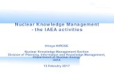 Nuclear Knowledge Management - the IAEA activities...2012: UAE ICTP Tokaimura 2011: ICTP 2010: ICTP 2013: Texas A&M Tokyo& Tokaimura ICTP 2014: Tokyo& Tokaimura ICTP 2015: UAE Tokyo&
