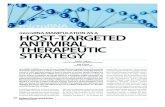HOST-TARGETED ANTIVIRAL THERAPEUTIC STRATEGY · 2/2/2012  · mammalian systems and highlight the parameters that influence the antiviral therapeutic capacity of miRNA manipulation.