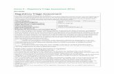 Annex II Regulatory Triage Assessment - Home | GOV.WALES · 2020. 7. 29. · Annex II – Regulatory Triage Assessment (RTA) PB14626b Regulatory Triage Assessment For Self-Certified