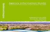 Agency Information Guide · make it easier to undertake important projects across council boundaries. 8.6 Governing body Councillors elected by the residents and ratepayers of the
