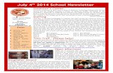 School Page 2 of 2 The Latest News’ July 4 2014 School Newsletter€¦ · 04/07/2014  · Darren Hannaford Open Afternoon Thank you to everyone who came and supported the open afternoon