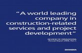 “Aworld leading company in construction-related services ... · Index of the OM Stockholm Stock Exchange showed a similar increase during this period. For a more detailed description