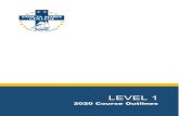 LEVEL 1 - Sancta Maria College€¦ · Achievement of NCEA Level 3 PLUS: PLUS . 10 credits in Mathematics at Level 1 or higher . 5 Literacy credits in Reading Level 2 or higher (UE