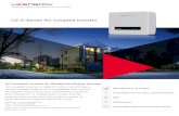 UZ | Premium Energy Storage for homes and industries€¦ · Vitalizing Smart Life, Powering Your Dream. UZ C-Series AC Coupled Inverter AC Coupled Inverter for Residential Energy