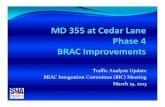 Traffic Analysis Update BRAC Integration Committee (BIC ... March 14, 2013 ... Latest analysis results