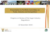 Presentation to Portfolio Committee on Trade, Industry and ...€¦ · Presentation to Portfolio Committee on Trade, ... • Since 2013/2014, 5 831 jobs have been lost 3 . ... •
