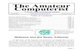 Amateur Computerist newsletterjrh/acn/text/ACn13-1_one_column.pdf · OhmyNews newspaper. While there are such netizen journalistic endeavors in Korean (OhmyNews) and in Germany (Telepolis),