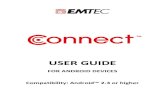 USER GUIDE - EMTEC · 3.5. Listen to music To listen to music, you can go in the Music _ gallery or in Explorer. Note: Compatible files: mp3. Other files will be opened in a third