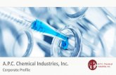 A.P.C. Chemical Industries, Inc. - Aik Moh · Composite Industry Packaging PVC Industry Paints, Inks & Coatings Agro and other trading chemicals Specialty Monomers, Acrylic Monomers,