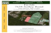 INTEGRITY EXPERIENCE For Sale 7638 Solley Road...For Sale 7638 Solley Road Glen Burnie, MD 21060 2.3 Acres of R-10 Land in Anne Arundel County 2661 Riva Road, Suite 300 Annapolis,