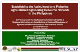 Establishing the Agricultural and Fisheries Agricultural …un-csam.org/ppta/201411TC10/PH.pdf · 2014. 12. 5. · Establishing the Agricultural and Fisheries Agricultural Engineering