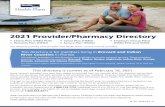 2021 Provider/Pharmacy Directory...We do not guarantee that each provider is still accepting new members. To access Health First Health Plans’ online provider directory, and to get