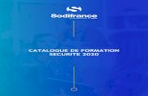 New Catalogue de formation Sécurité 2020 · 2020. 10. 2. · CATALOGUE DE FORMATION SECURITE 2020 5 L’EQUIPE SECURITE Hervé TROALIC Responsable du pôle SSI Avec plus de 20 ans