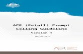 AER Final Retail Exempt Selling Guideline - March 2016 Retail Exempt... · Web viewThe customers are large (ie for electricity, customers consume 100 MWh pa or more in New South Wales,