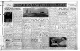 Pictures Features Jun… · Pictures Features (ESTABLISHED MN. I, 1914) TORRANCE, CAllFORNlA. THURSDAY. NOVEMBER 12. 1953 PHONE FAirfax 8-400* Postmaster Conner Reappointed
