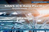 ICS Asia Pacific Summit Agenda - SANS Institute Asia Pacific... · Control Systems The objective of this talk is to highlight an approach to implementing automated compliance workflows