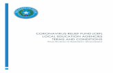 CORONAVIRUS RELIEF FUND (CRF) LOCAL EDUCATION …€¦ · terms and conditions, both oral and written, are superseded and replaced by this Funding Agreement . Notwithstanding any