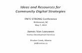 Ideas and Resources for Community Digital Strategiesmed-fom-learningcircle.sites.olt.ubc.ca/files/2013/05/... · 2013. 12. 13. · Ideas and Resources for Community Digital Strategies