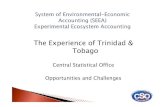 The Experience of Trinidad & Tobagounstats.un.org/unsd/envaccounting/workshops/Chile...Trinidad and Tobago was an active partner at that Conference. MrPresident, Trinidad and Tobago