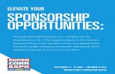 ELEVATE YOUR SPONSORSHIP OPPORTUNITIES · ELEVATE YOUR Through event sponsorship, your company can be positioned as one of the biggest players in the industry. SuperCorrExpo is the